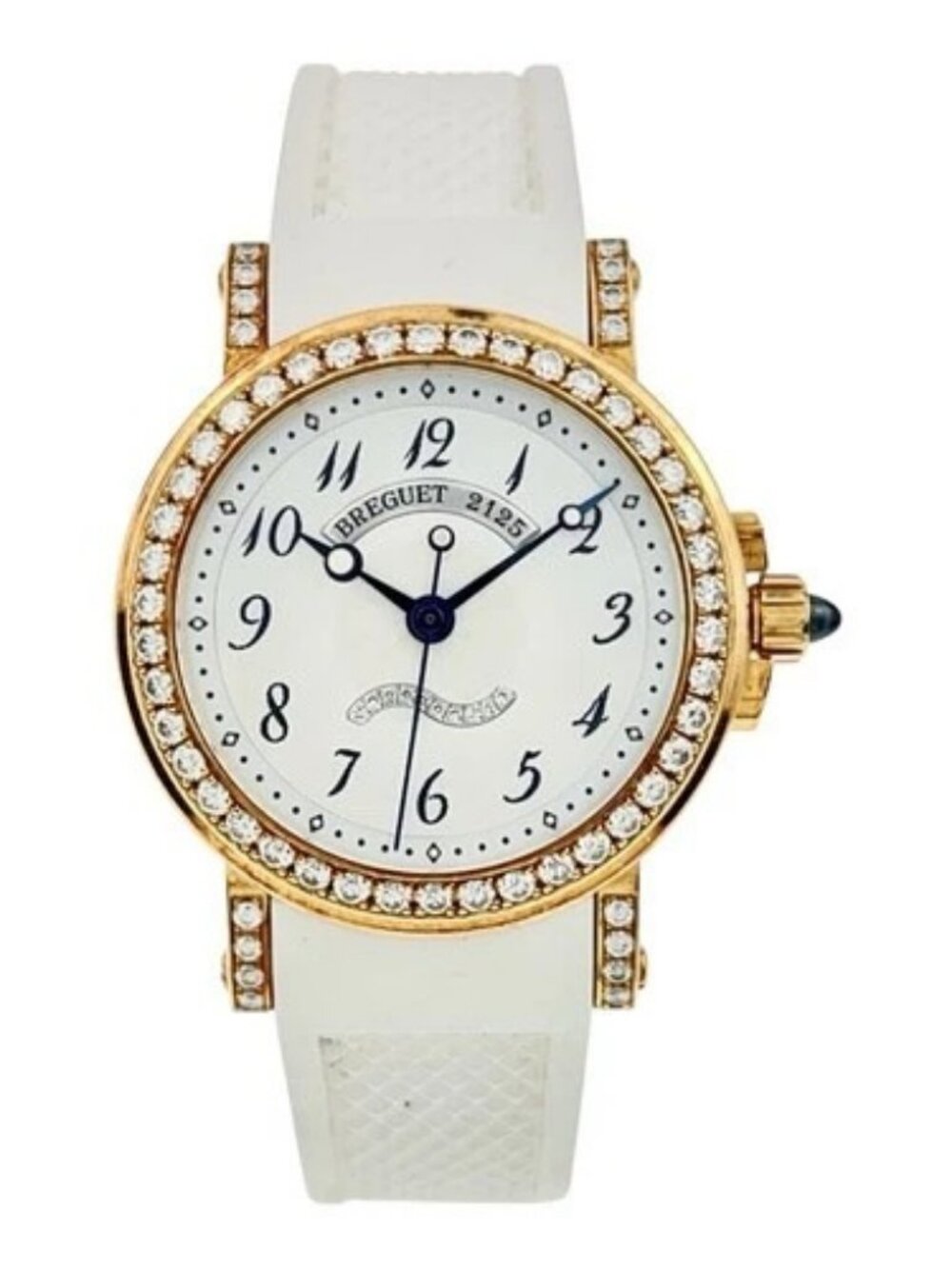 Breguet Marine 18k Rose Gold Mother Of Pearl Dial 30mm Automatic Womens 8818BA